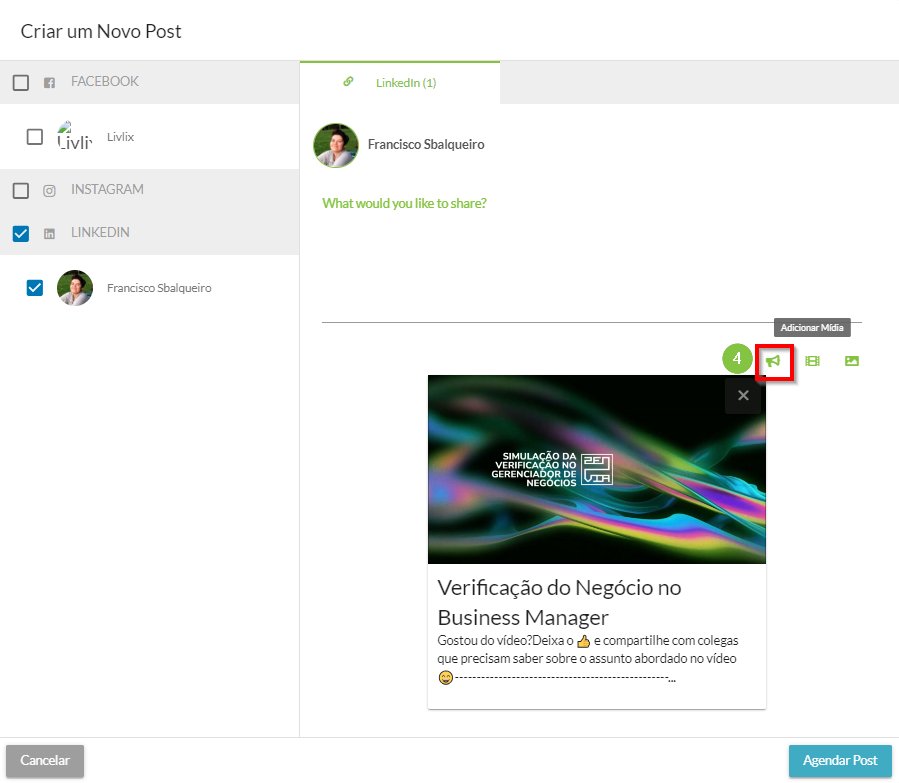 Adicionar campanha