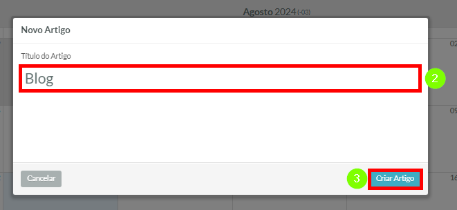 Digite um título para a postagem
